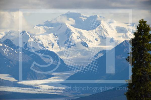 Chugach Mountains & Nelchina Glacier